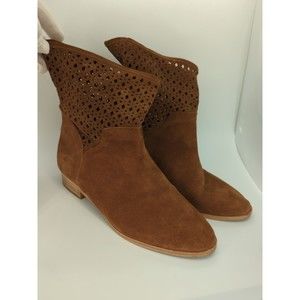 Michael Kors Sunny Women's 9 M Shoes Brown Suede Ankle Booties GP16E